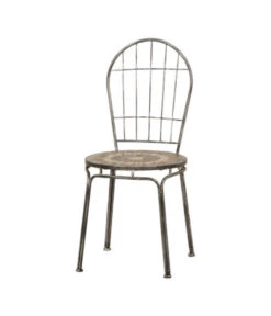 Siena Garden Stapelstuhl Felina, Silber/schwarz