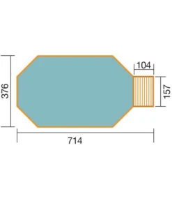 Weka Massivholzpool 594 Gr. 1 -Gartenbedarf Kollektion 1821404 WE DE 001 MH SchwimmbadKorfu1