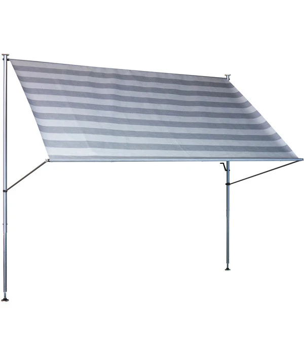 Angerer Klemmmarkise Premium, Gestreift, Ca. B150/H275/T170 Cm 1 Angerer Klemmmarkise Premium, Gestreift, Ca. B150/H275/T170 Cm