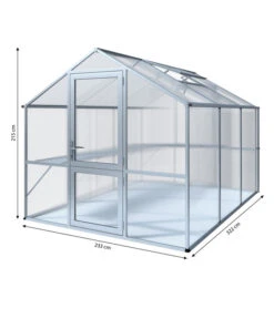 KGT Gewächshaus Rose III, Ca. B233/H215/T322 Cm -Gartenbedarf Kollektion 3013786 WE BG 001 KGTGewaechshausRoseIII