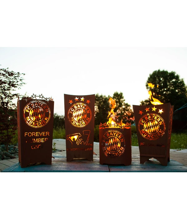 Ferrum FCB Feuerkorb, Rund, Ca. Ø39/H50 Cm 2 Ferrum FCB Feuerkorb, Rund, Ca. Ø39/H50 Cm – Bild 2