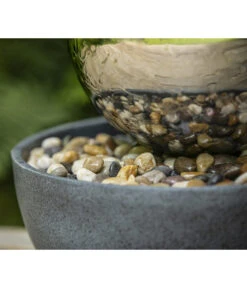 Dehner Edelstahl-Gartenbrunnen Globe, Ca. Ø32/H52 Cm 15 Dehner Edelstahl-Gartenbrunnen Globe, Ca. Ø32/H52 Cm -Gartenbedarf Kollektion 3257623 WE DE 002 EdelstahlGartenbrunnenGlobeNEU