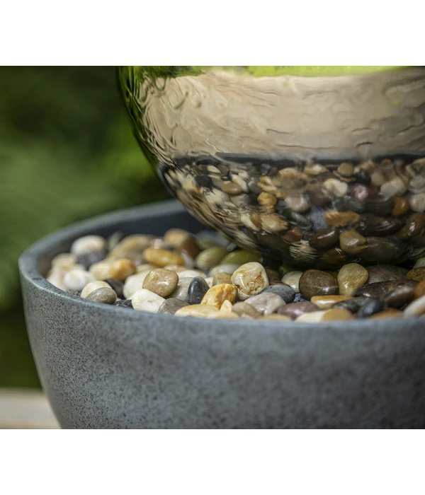 Dehner Edelstahl-Gartenbrunnen Globe, Ca. Ø32/H52 Cm 7 Dehner Edelstahl-Gartenbrunnen Globe, Ca. Ø32/H52 Cm – Bild 7