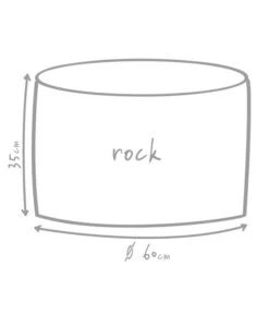 Outbag Outdoor-Sitzsack Rock Skin 5 Outbag Outdoor-Sitzsack Rock Skin -Gartenbedarf Kollektion 3453693 WE DE 002 GlobalBeddingRockDeluxeSkinKiesel
