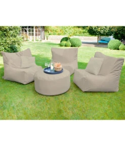 Outbag Outdoor-Sitzsack Piece Zipper Plus -Gartenbedarf Kollektion 3484821 WE MO 001 OutbagOutdoorsitzsackbeige