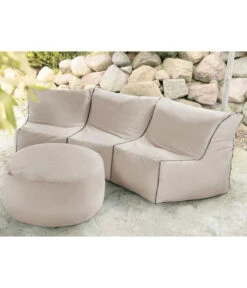 Outbag Outdoor-Sitzsack Piece Zipper Plus -Gartenbedarf Kollektion 3484821 WE MO 002 OutbagOutdoorsitzsackbeige