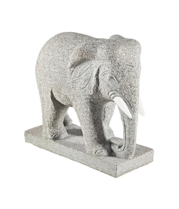 Dehner Granit-Elefant, Ca. B50/H49/T23 Cm 1 Dehner Granit-Elefant, Ca. B50/H49/T23 Cm