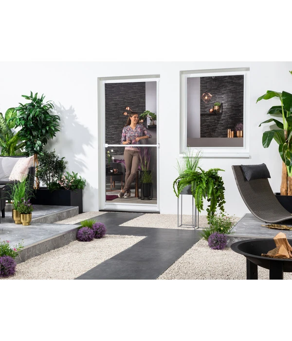 Hecht Fliegengitter Türbausatz Basic, Ca. B100/H210 Cm 3 Hecht Fliegengitter Türbausatz Basic, Ca. B100/H210 Cm – Bild 3