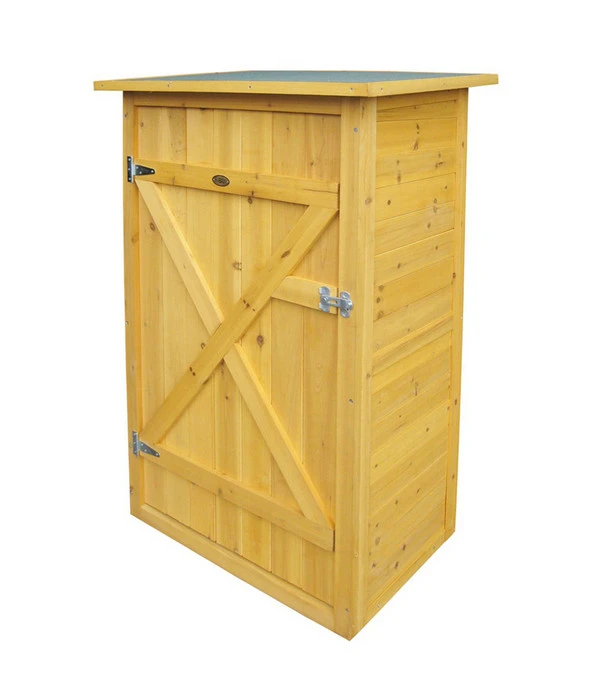 Habau Gartenschrank Flachdach, Ca. B75/H117/T56 Cm 1 Habau Gartenschrank Flachdach, Ca. B75/H117/T56 Cm