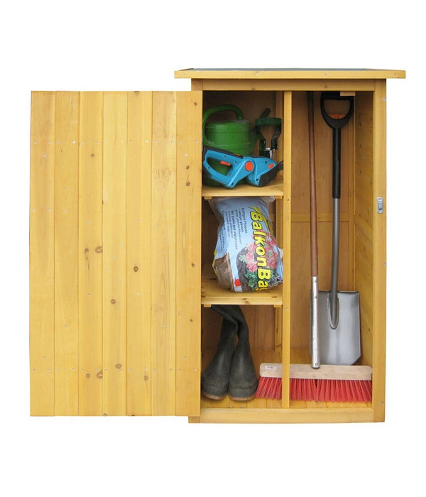 Habau Gartenschrank Flachdach, Ca. B75/H117/T56 Cm 2 Habau Gartenschrank Flachdach, Ca. B75/H117/T56 Cm – Bild 2