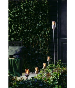 Dehner Solar-Edelstahlleuchte, 4er-Set -Gartenbedarf Kollektion 4034195 WE MO 003 SolarEdelstahlleuchte