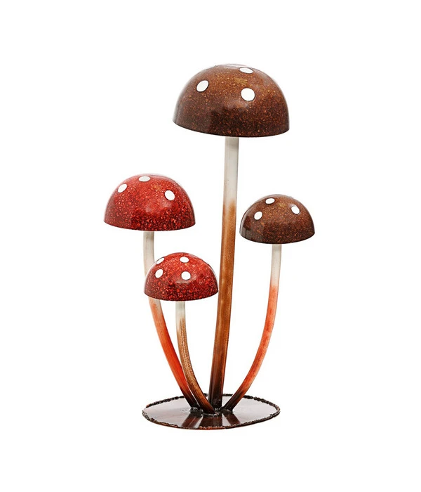 Dehner Metall-Deko Pilze, 27 X 21,5 X 46 Cm 1 Dehner Metall-Deko Pilze, 27 X 21,5 X 46 Cm