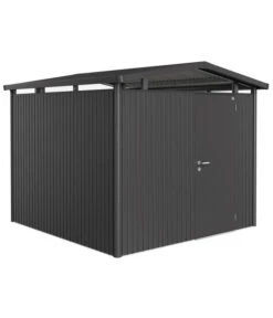 Biohort Metallgerätehaus Panorama® P4, Dunkelgrau