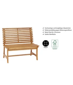 Dehner Akazienbank Paisley, 2-Sitzer 8 Dehner Akazienbank Paisley, 2-Sitzer -Gartenbedarf Kollektion 4069167 WE IG 001 AkazienbankPaisley