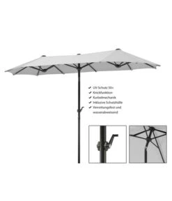 Schneider Classics Sonnenschirm Salerno, Rechteckig, Ca. B300/T150 Cm -Gartenbedarf Kollektion 4075859 WE IG 001 SchirmSalerno