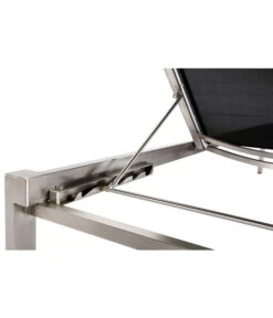 Best Rollliege Marbella, Edelstahl, Schwarz, Ca. B67/H33/T200 Cm 6 Best Rollliege Marbella, Edelstahl, Schwarz, Ca. B67/H33/T200 Cm -Gartenbedarf Kollektion 4109609 WE DE 001 BestRollliegeMarbellaEdelstahlSchwarz