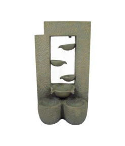 Ubbink Polyresin-Gartenbrunnen-Set Bern, 33,5 X 21,5 X 59,5 Cm