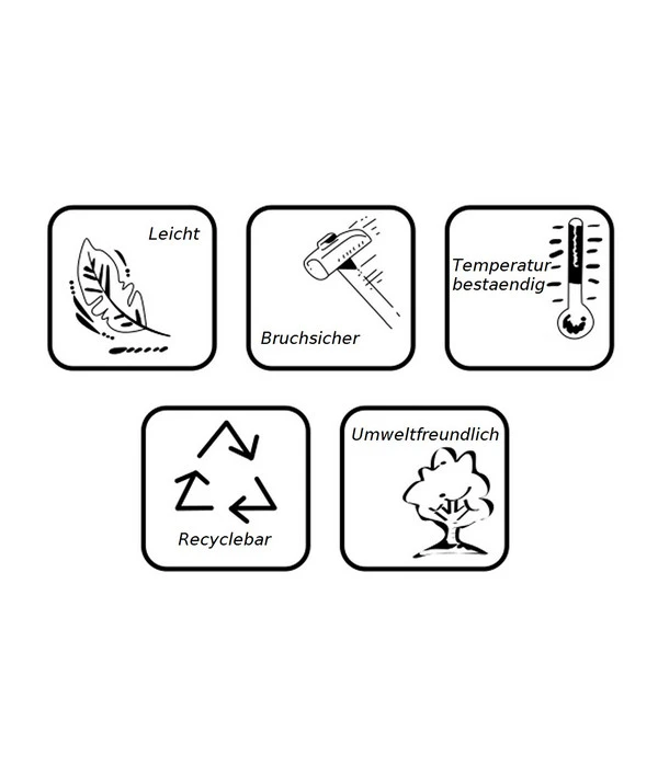 Farmet Kunststoff-Pflanzkübel Festonato, Quadratisch, Terrakotta 3 Farmet Kunststoff-Pflanzkübel Festonato, Quadratisch, Terrakotta – Bild 3