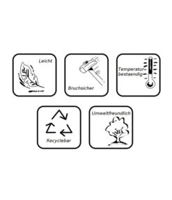 Farmet Kunststoff-Topf Orione -Gartenbedarf Kollektion 4177804 WE DE 005 WuerfelBo 43x43x43cmFLUORESZIEREND 4