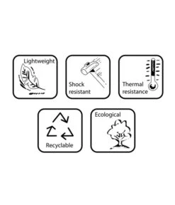 Farmet Kunststoff-Topf-Set Hydra, Konisch, Grau, 2-teilig -Gartenbedarf Kollektion 4183620 WE DE 005 HYDRARunderPflanzkuebelDurchmesser36cm50cmhochSTEINBEIGE