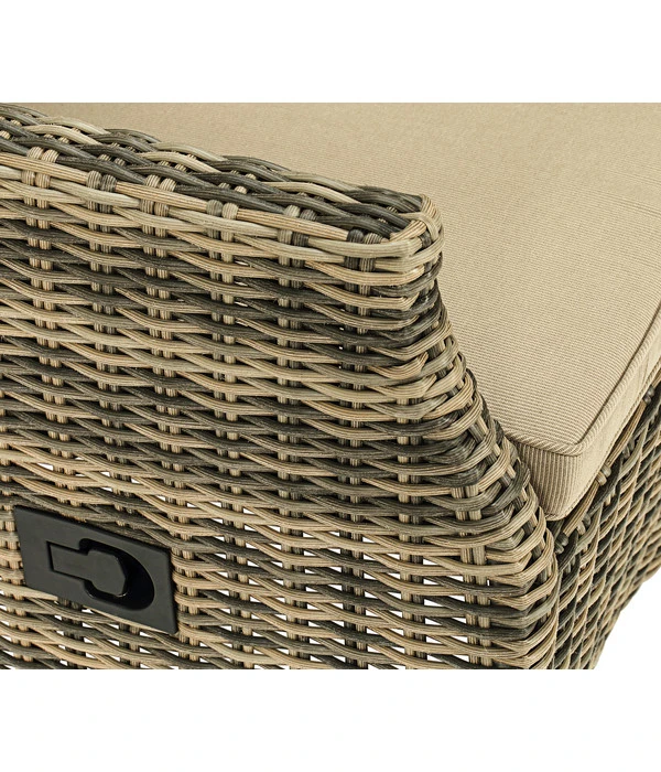 Dehner Geflechtsessel Siena, Braun Meliert 4 Dehner Geflechtsessel Siena, Braun Meliert – Bild 4