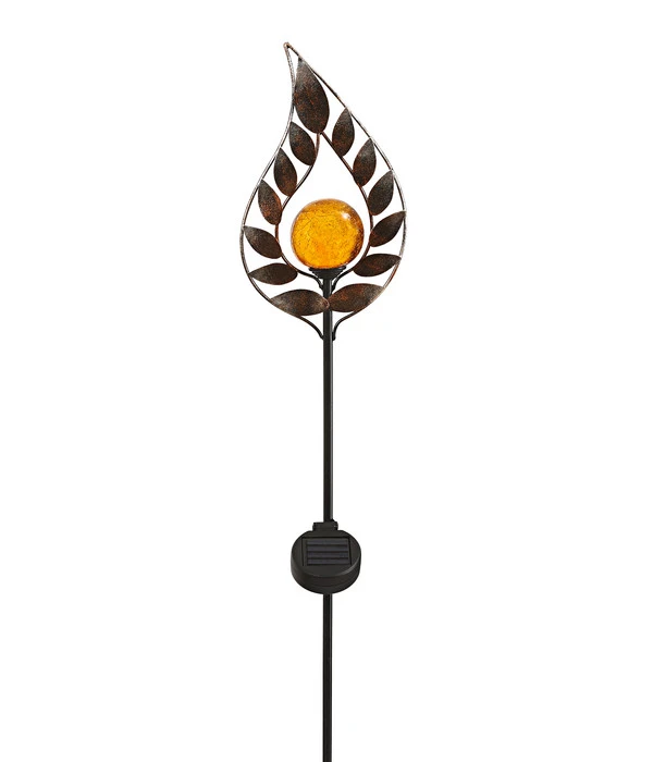 Dehner Solar-Dekostab Arian, Ca. H130 Cm, Metallic-braun/orange 1 Dehner Solar-Dekostab Arian, Ca. H130 Cm, Metallic-braun/orange