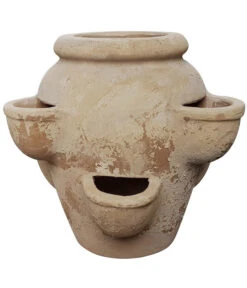 Dehner Terrakotta-Erdbeer- Und Kräutertopf, Antik-terrakotta, Ca. Ø40/H36 Cm