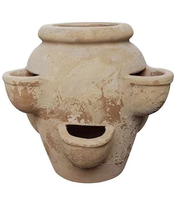 Dehner Terrakotta-Erdbeer- Und Kräutertopf, Antik-terrakotta, Ca. Ø40/H36 Cm 1 Dehner Terrakotta-Erdbeer- Und Kräutertopf, Antik-terrakotta, Ca. Ø40/H36 Cm