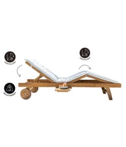 Dehner Rollliege Ravenna, Ca. B70/H89/T200 Cm 18 Dehner Rollliege Ravenna, Ca. B70/H89/T200 Cm -Gartenbedarf Kollektion 4407086 WE FS 003 RollliegeRavenna