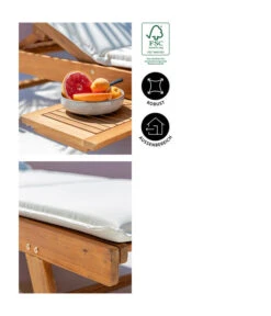 Dehner Rollliege Ravenna, Ca. B70/H89/T200 Cm 19 Dehner Rollliege Ravenna, Ca. B70/H89/T200 Cm -Gartenbedarf Kollektion 4407086 WE IG 002 RollliegeRavenna