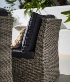 Dehner Geflecht-Lounge Rom, 4-teilig -Gartenbedarf Kollektion 4407334 WE DE 002 DehnerGeflechtLoungeRomNEU