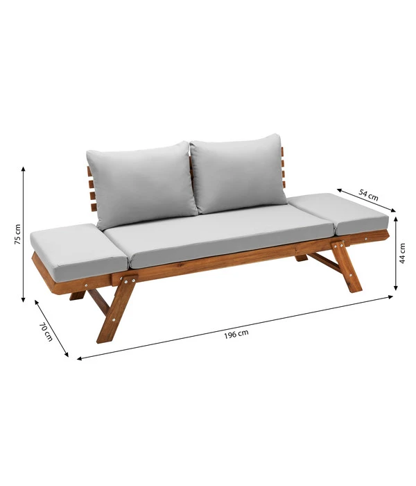 Dehner Holz-Sofa Macao 6 Dehner Holz-Sofa Macao â Bild 6