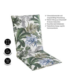 Madison Niederlehnerpolster Maui, Ca. B50/H5/T105 Cm -Gartenbedarf Kollektion 4433736 WE IG 001 SesselpolsterMaui