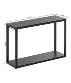 Dehner Beistelltisch Amsterdam, Ca. B75/H54/T23 Cm -Gartenbedarf Kollektion 4498598 WE BG 001 DehnerBeistelltischAmsterdam