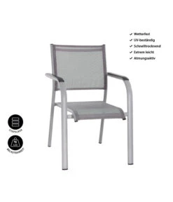 Dehner Balkon-Stapelstuhl Dallas 6 Dehner Balkon-Stapelstuhl Dallas -Gartenbedarf Kollektion 5302070 WE IG 001 DehnerBalkon StapelstuhlDallas