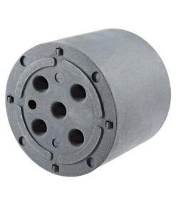 Dehner Kunststoff-Blumenkübel Palermo, Mit Rollen, Anthrazit, Ca. Ø40 Cm -Gartenbedarf Kollektion 5344320 BildD 001 DehnerKunststoffBlumenkuebelKubusKunTopfKubus40CmAnthr