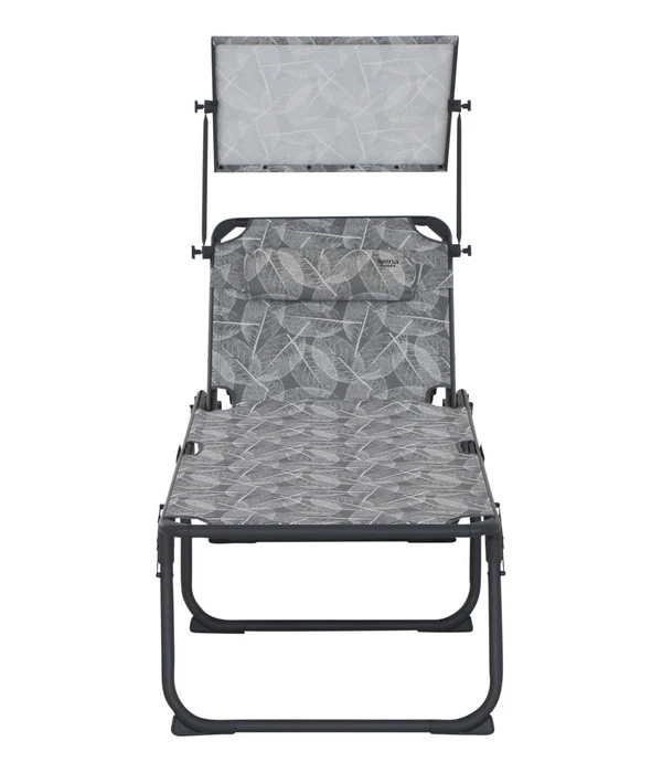 Siena Garden Campingliege Natura, Grau, Ca. B69/H43/T200 Cm 4 Siena Garden Campingliege Natura, Grau, Ca. B69/H43/T200 Cm – Bild 4