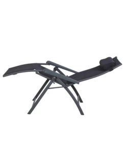 Siena Garden Camping Relaxstuhl XL Premium, Anthrazit -Gartenbedarf Kollektion 6603039 WE FS 006 SienaGardenCampingRelaxstuhlPremiumXLAnthrazit