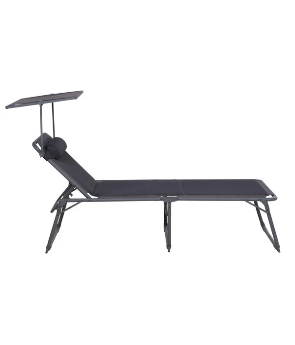 Siena Garden Campingliege Premium, Anthrazit, Ca. B69/H43/T200 Cm 1 Siena Garden Campingliege Premium, Anthrazit, Ca. B69/H43/T200 Cm