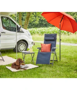 Siena Garden Camping Relaxstuhl Premium, Blau -Gartenbedarf Kollektion 6603070 WE MO 001 SienaGardenCampingRelaxstuhLPremiumBlau