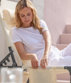 Dehner Gartenliege Mallorca, Ca. B71/H106/T227 Cm -Gartenbedarf Kollektion 6635163 WE DE 009 LiegeMallorcaVanilla