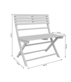 Dehner Klappbank Stavanger, 2-Sitzer -Gartenbedarf Kollektion 6666473 WE BG 001 KlappbankStavanger