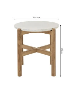 Dehner Tisch Portofino, Ca. Ø45,5/H47,8 Cm 9 Dehner Tisch Portofino, Ca. Ø45,5/H47,8 Cm -Gartenbedarf Kollektion 6670699 WE BG 001 DehnerTischPortofinoKlein