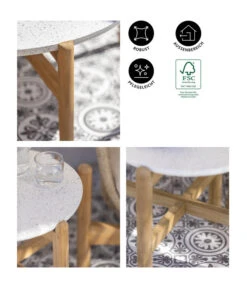 Dehner Tisch Portofino, Ca. Ø45,5/H47,8 Cm 8 Dehner Tisch Portofino, Ca. Ø45,5/H47,8 Cm -Gartenbedarf Kollektion 6670699 WE IG 001 DehnerTischPortofino