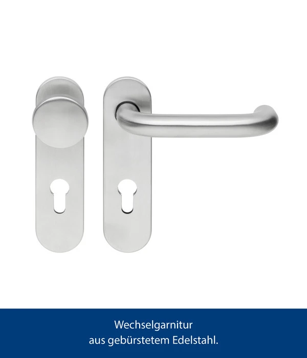 Hörmann Wechselgarnitur PZ-Ausführung Edelstahl Gebürstet 2 Hörmann Wechselgarnitur PZ-Ausführung Edelstahl Gebürstet – Bild 2