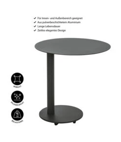 Dehner Beistelltisch Mika, Ca. Ø50/H50 Cm 13 Dehner Beistelltisch Mika, Ca. Ø50/H50 Cm -Gartenbedarf Kollektion 6701015 WE IG 001 BeistelltischMika