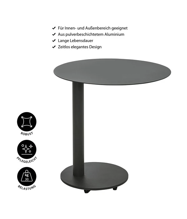 Dehner Beistelltisch Mika, Ca. Ø50/H50 Cm 6 Dehner Beistelltisch Mika, Ca. Ø50/H50 Cm – Bild 6