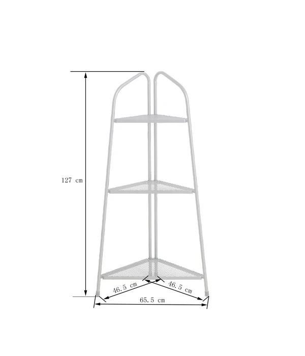 Dehner Eckregal Savoy, Ca. B65,5/H127/T46,5 Cm 2 Dehner Eckregal Savoy, Ca. B65,5/H127/T46,5 Cm – Bild 2