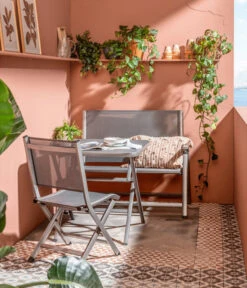 Dehner Klappbank Chicago, 2-Sitzer -Gartenbedarf Kollektion 6701783 WE MO 001 BalkongruppeChicago