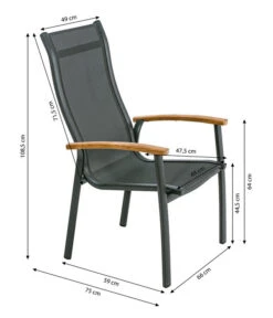 Dehner Stapelstuhl Chicago Wood -Gartenbedarf Kollektion 6701866 WE BG 001 StapelstuhlChicagoWoodNEU